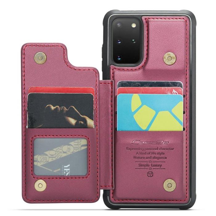 Caseme - CASEME C22 Fodral för Samsung Galaxy S20 Plus 5G - Röd