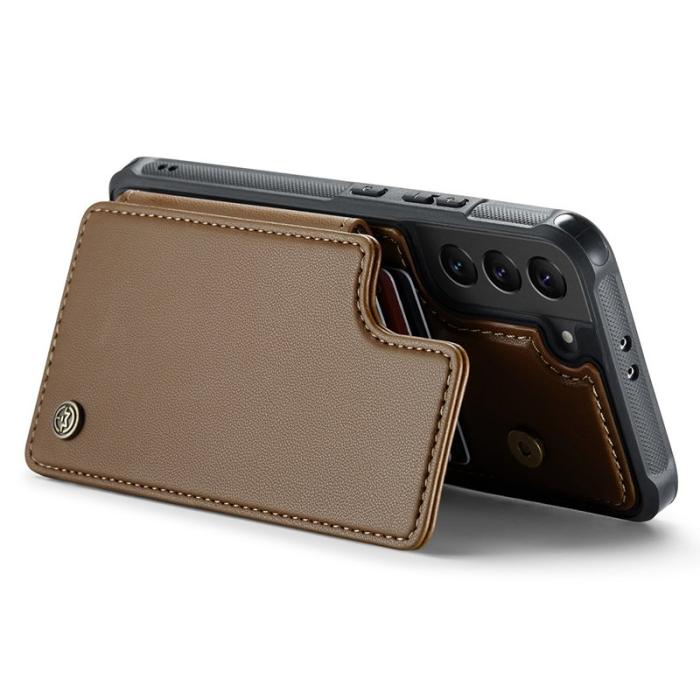 Caseme - CASEME C22 Fodral för Samsung Galaxy S21 5G/4G - Brun