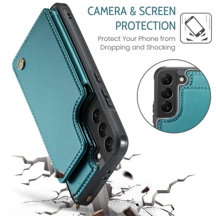 Caseme - CASEME C22 Fodral för Samsung Galaxy S21 5G/4G - Grön