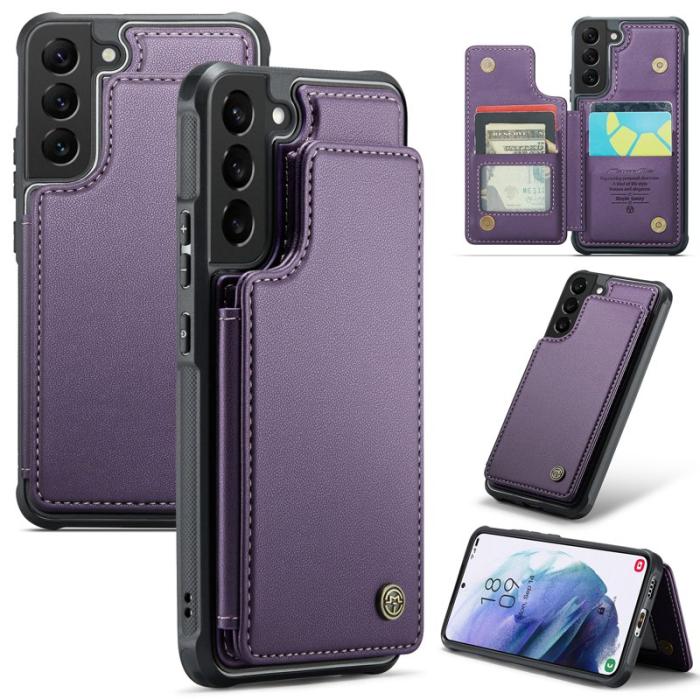 Caseme - CASEME C22 Fodral för Samsung Galaxy S21 5G/4G Lila