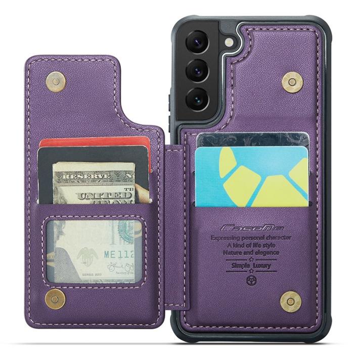 Caseme - CASEME C22 Fodral för Samsung Galaxy S21 5G/4G Lila