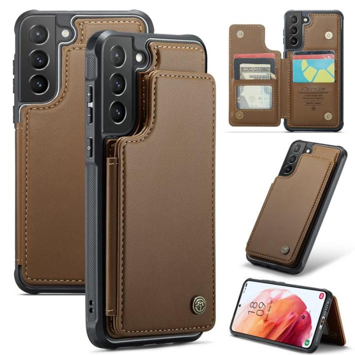 Caseme - CASEME C22 Fodral för Samsung Galaxy S21+ 5G - Brun