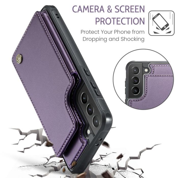 Caseme - CASEME C22 Fodral för Samsung Galaxy S21+ 5G Lila
