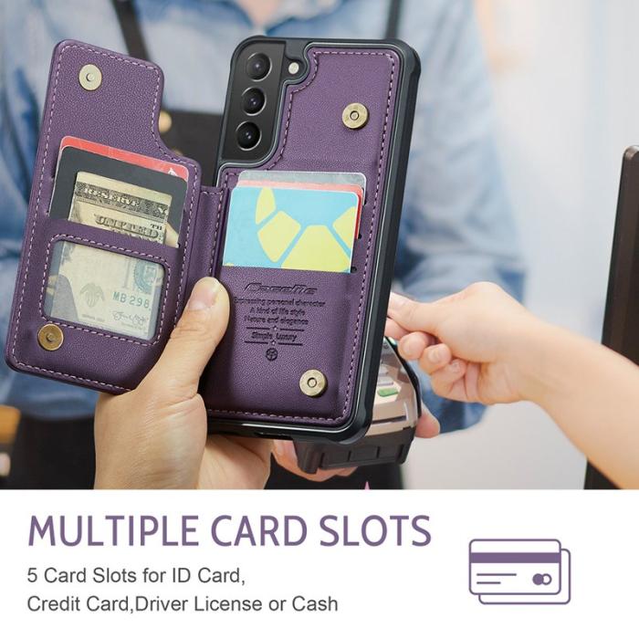 Caseme - CASEME C22 Fodral för Samsung Galaxy S21+ 5G Lila