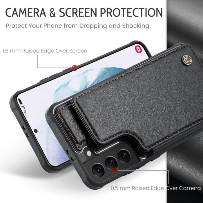 Caseme - CASEME C22 Fodral för Samsung Galaxy S21 5G - Svart