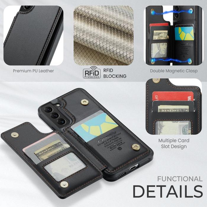 Caseme - CASEME C22 Fodral för Samsung Galaxy S21 5G - Svart