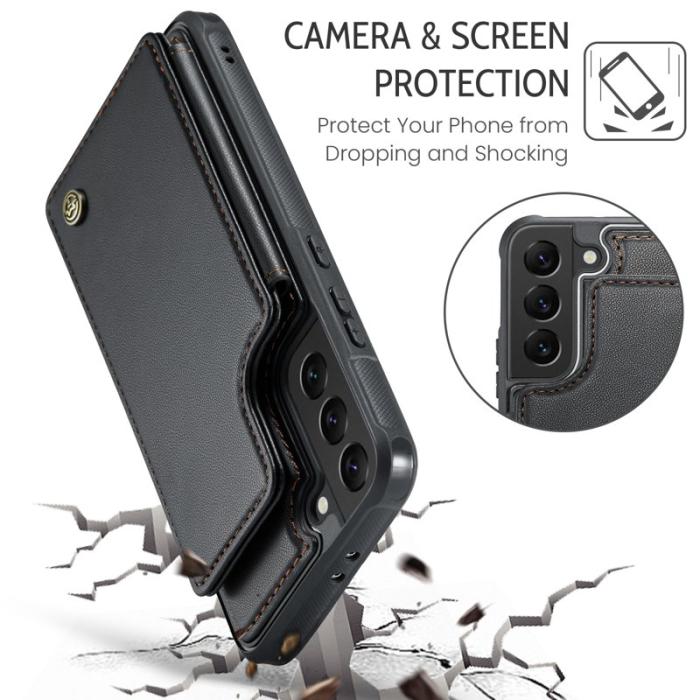 Caseme - CASEME C22 Fodral för Samsung Galaxy S21 5G - Svart