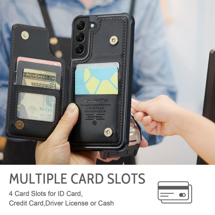 Caseme - CASEME C22 Fodral för Samsung Galaxy S21 5G - Svart