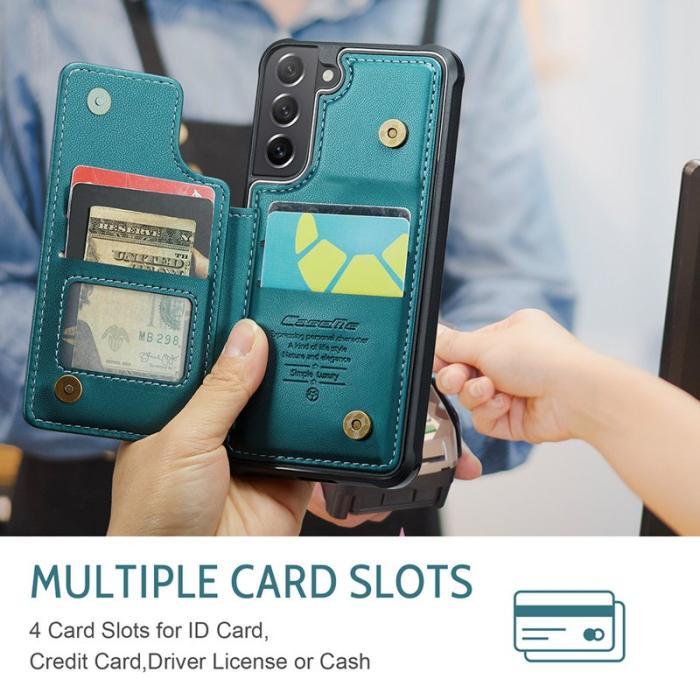 Caseme - CASEME C22 Fodral för Samsung Galaxy S21 FE 5G - Grön