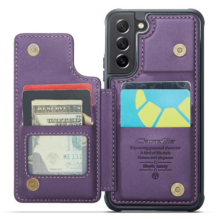 Caseme - CASEME C22 Fodral för Samsung Galaxy S21 FE 5G Lila