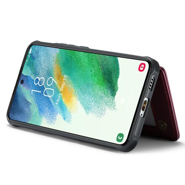 Caseme - CASEME C22 Fodral för Samsung Galaxy S21 FE 5G - Röd