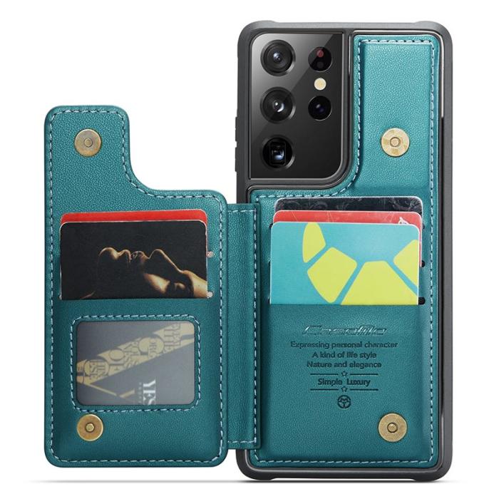 Caseme - CASEME C22 Fodral för Samsung Galaxy S21 Ultra 5G Grön
