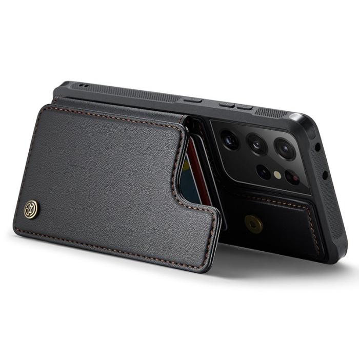 Caseme - CASEME C22 Fodral för Samsung Galaxy S21 Ultra 5G - Svart