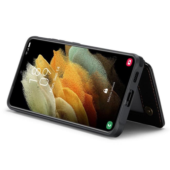 Caseme - CASEME C22 Fodral för Samsung Galaxy S21 Ultra 5G - Svart