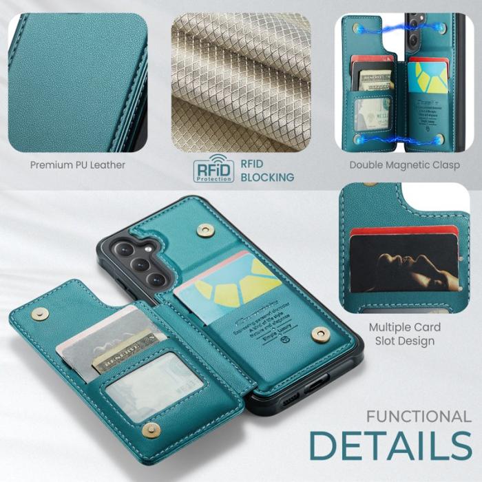 Caseme - CASEME C22 Fodral för Samsung Galaxy S23 FE - Grön