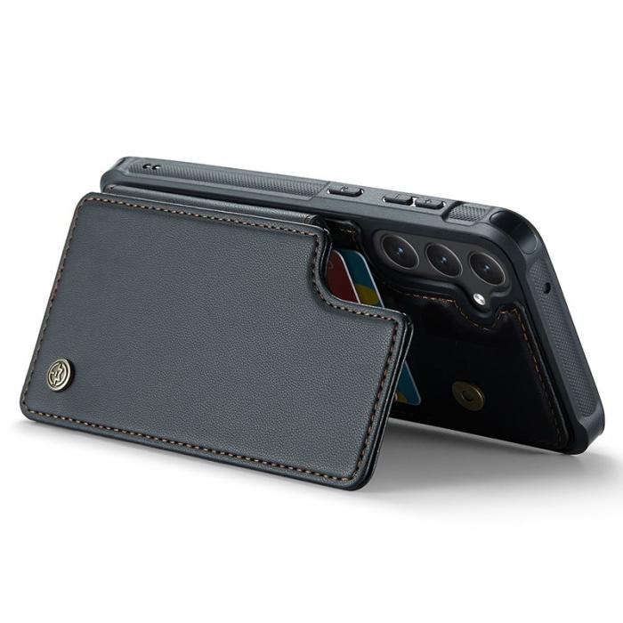 Caseme - CASEME C22 Fodral för Samsung Galaxy S23 FE - Läder, Svart