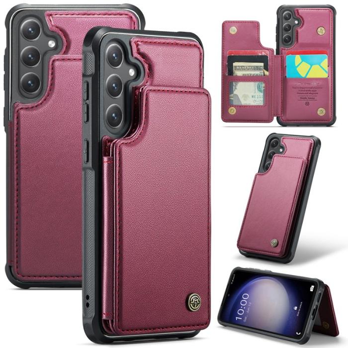 Caseme - CASEME C22 Fodral för Samsung Galaxy S23 FE - Röd