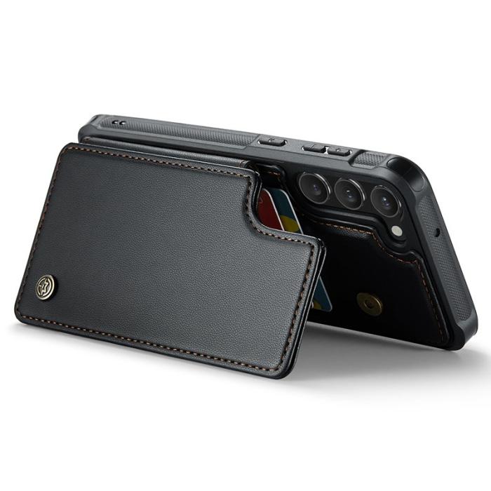Caseme - CASEME C22 Fodral för Samsung Galaxy S23 - Konstläder Svart