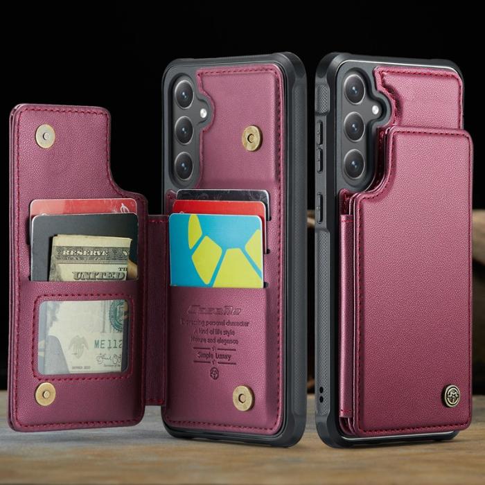 Caseme - CASEME C22 Fodral för Samsung Galaxy S24 FE - Röd