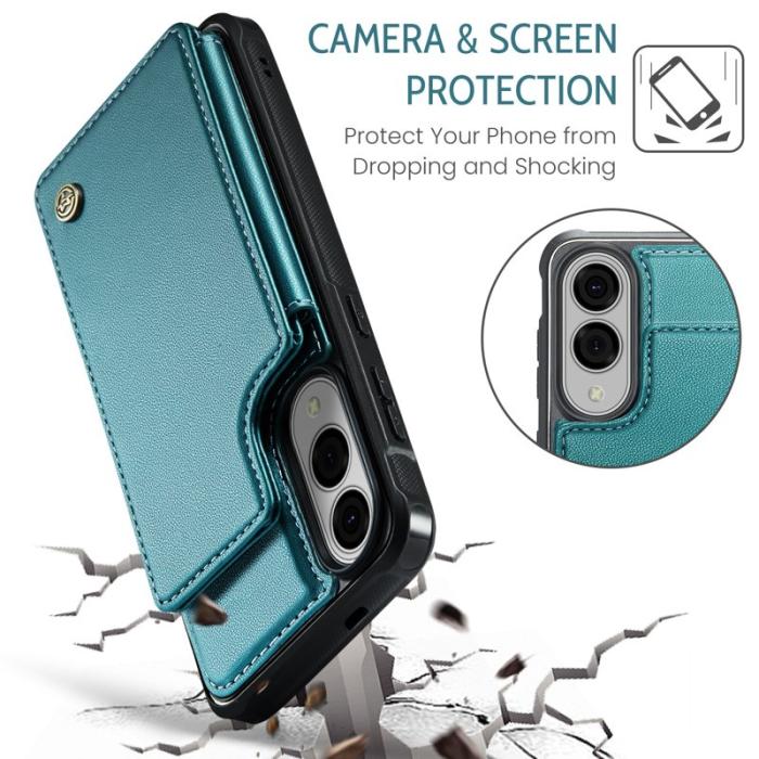 Caseme - CASEME C22 Fodral för Samsung Galaxy S25 Edge - Grön
