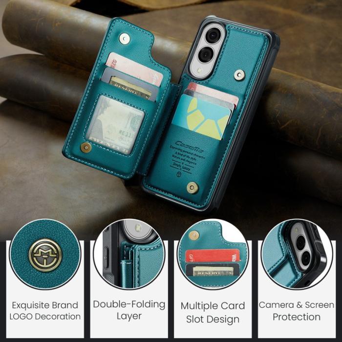 Caseme - CASEME C22 Fodral för Samsung Galaxy S25 Edge - Grön