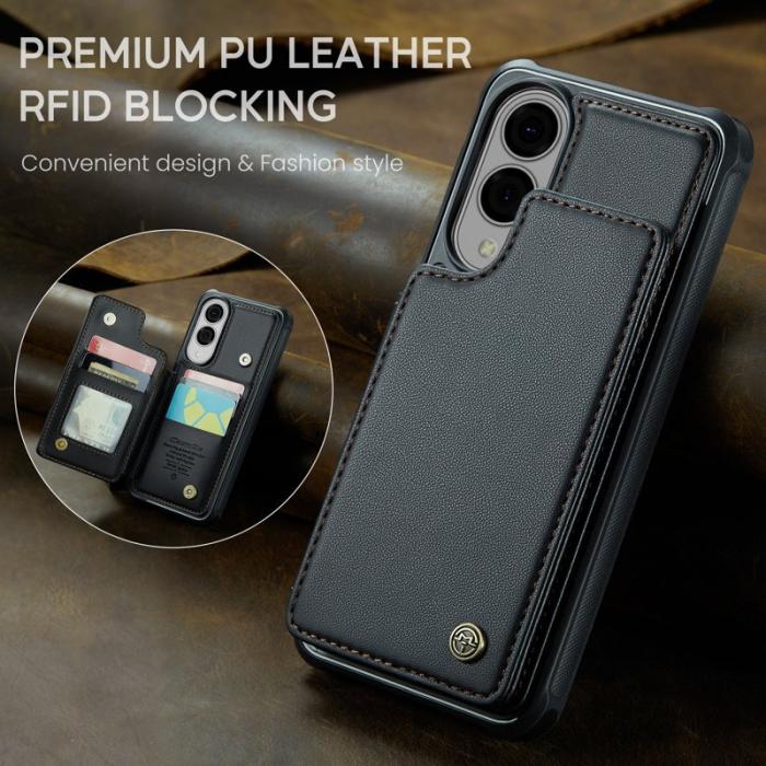 Caseme - CASEME C22 Fodral för Samsung Galaxy S25 Edge - Svart