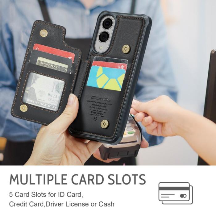 Caseme - CASEME C22 Fodral för Samsung Galaxy S25 Edge - Svart