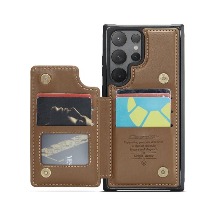 Caseme - CASEME C22 Fodral för Samsung Galaxy S25 Ultra - Brun