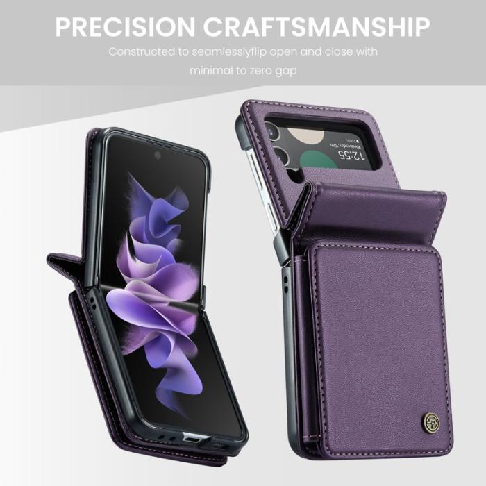 Caseme - CASEME C22 Fodral för Samsung Galaxy Z Flip3 5G Lila