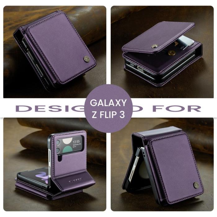 Caseme - CASEME C22 Fodral för Samsung Galaxy Z Flip3 5G Lila