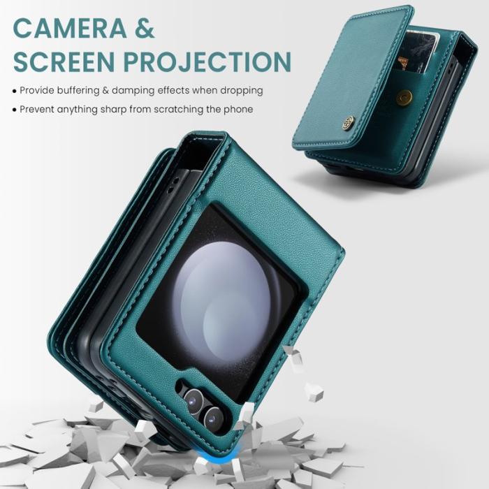 Caseme - CASEME C22 Fodral för Samsung Galaxy Z Flip7 FE 5G - Grön