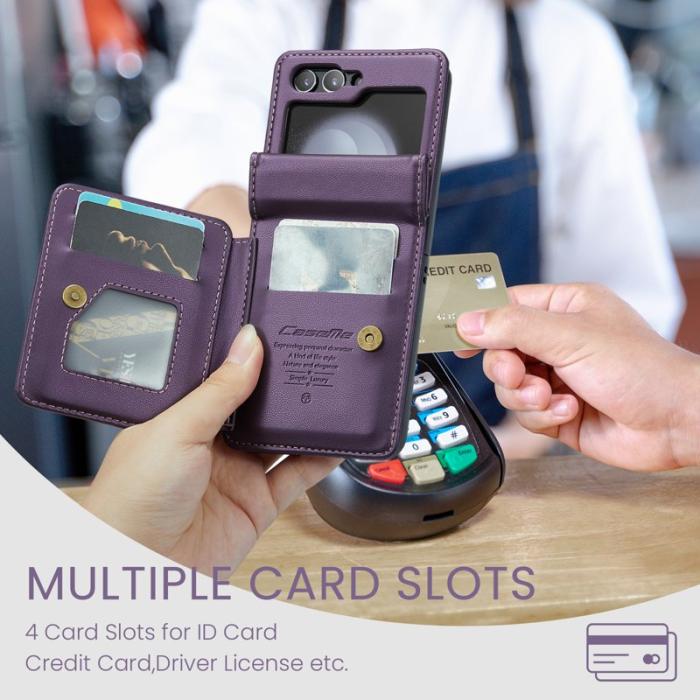 Caseme - CASEME C22 Fodral för Samsung Galaxy Z Flip7 FE 5G - Lila