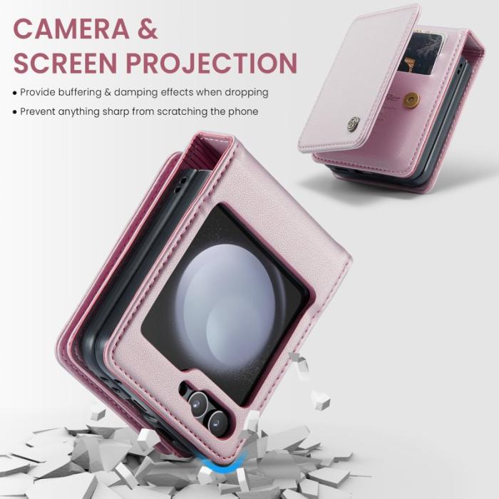 Caseme - CASEME C22 Fodral för Samsung Galaxy Z Flip7 FE 5G - Rosa
