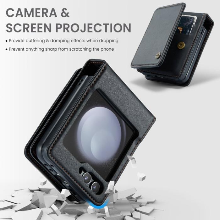 Caseme - CASEME C22 Fodral för Samsung Galaxy Z Flip7 FE 5G - Svart