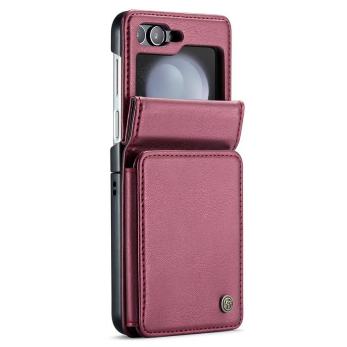 Caseme - CASEME C22 Fodral för Samsung Galaxy Z Flip7 FE 5G - Vinröd