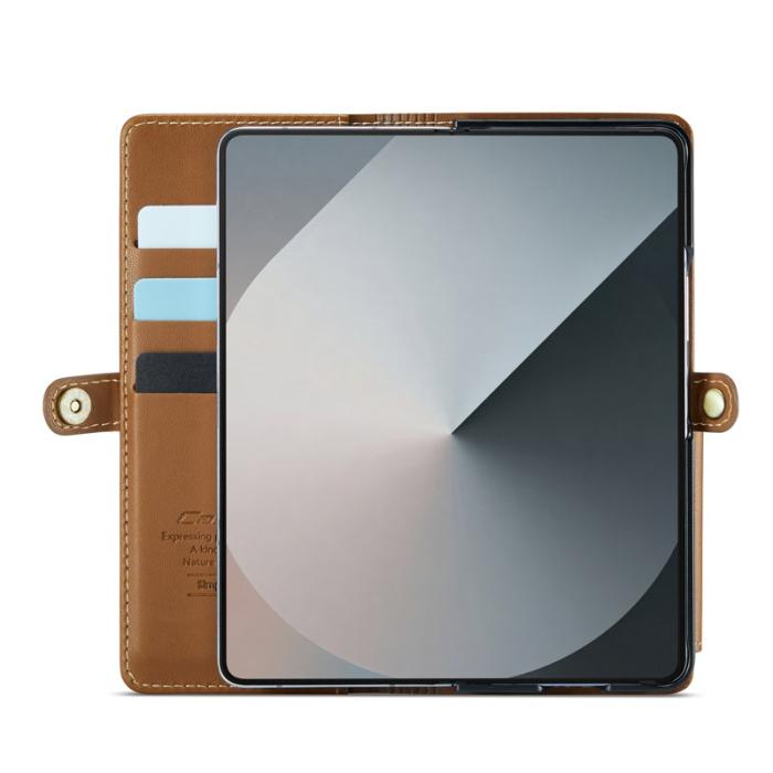 Caseme - CASEME C22 Fodral för Samsung Galaxy Z Fold6 5G - Brun