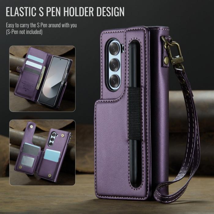 Caseme - CASEME C22 Fodral för Samsung Galaxy Z Fold6 5G Lila