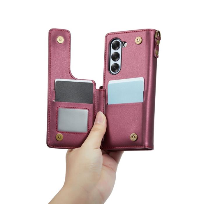 Caseme - CASEME C22 Fodral för Samsung Galaxy Z Fold6 5G Röd