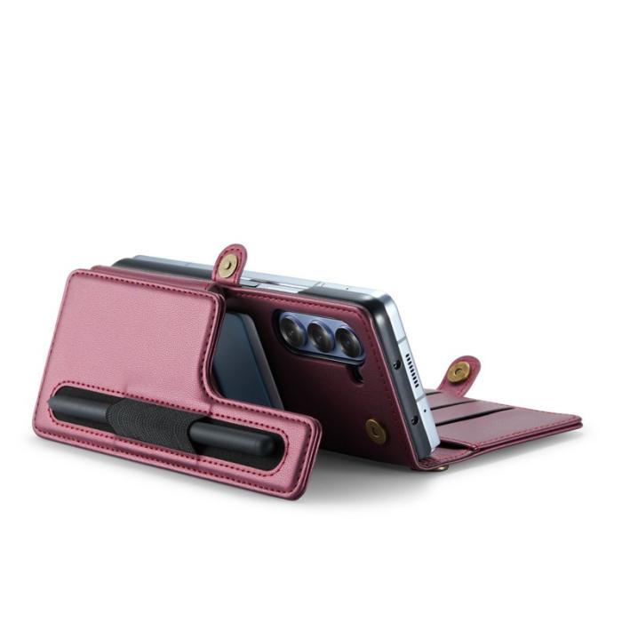 Caseme - CASEME C22 Fodral för Samsung Galaxy Z Fold6 5G Röd