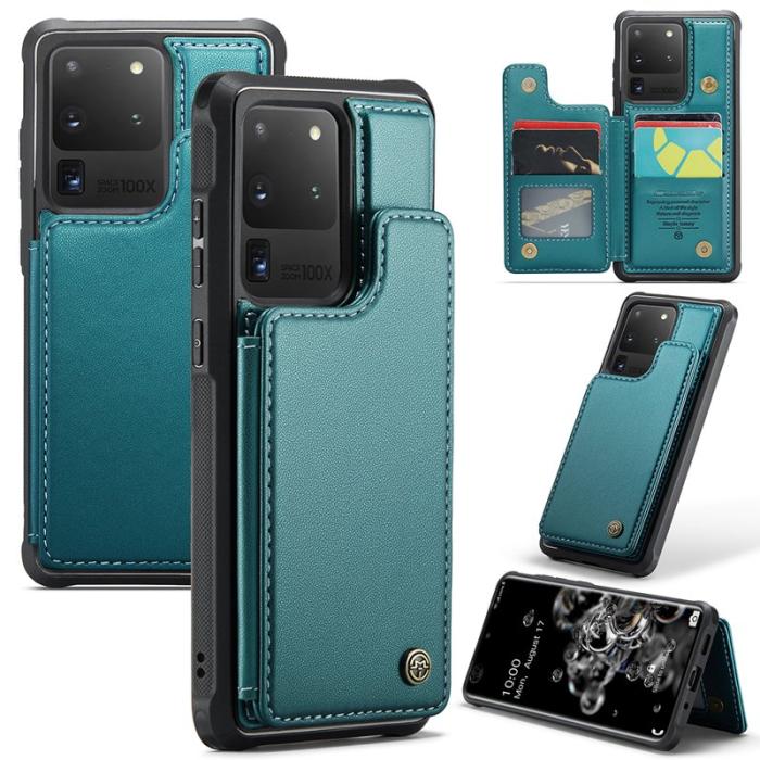 Caseme - CASEME C22 Fodral till Samsung Galaxy S20 Ultra - Grön