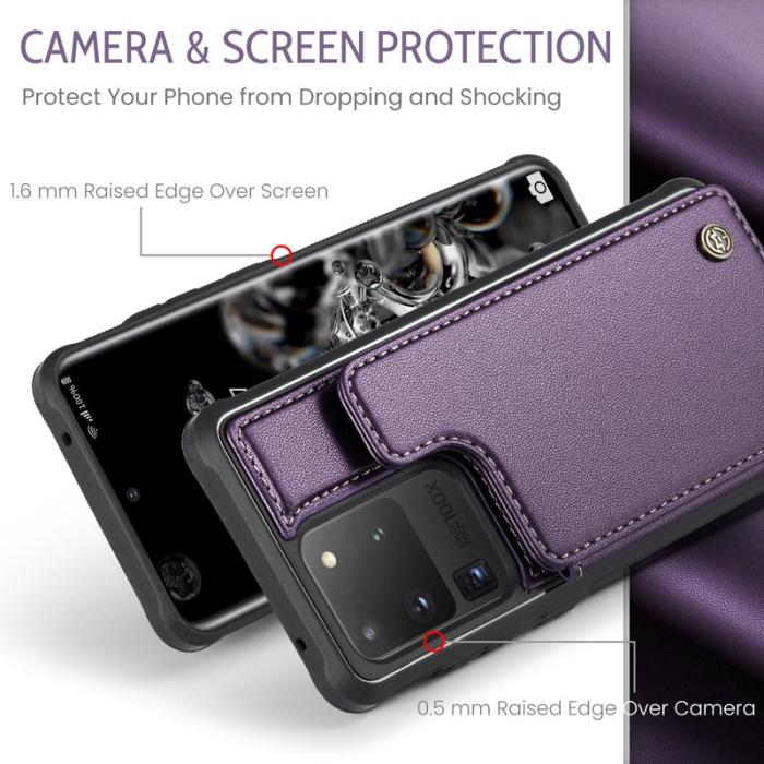 Caseme - CASEME C22 Fodral till Samsung Galaxy S20 Ultra Lila