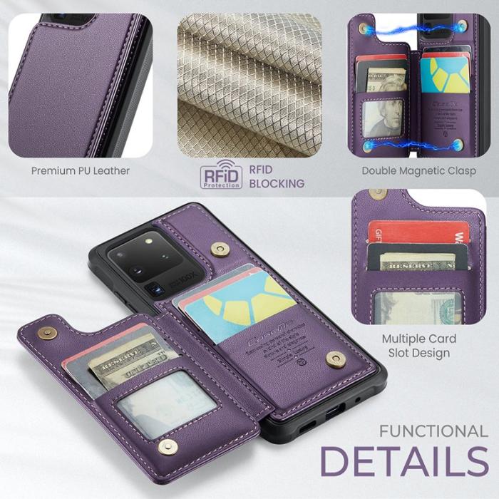 Caseme - CASEME C22 Fodral till Samsung Galaxy S20 Ultra Lila