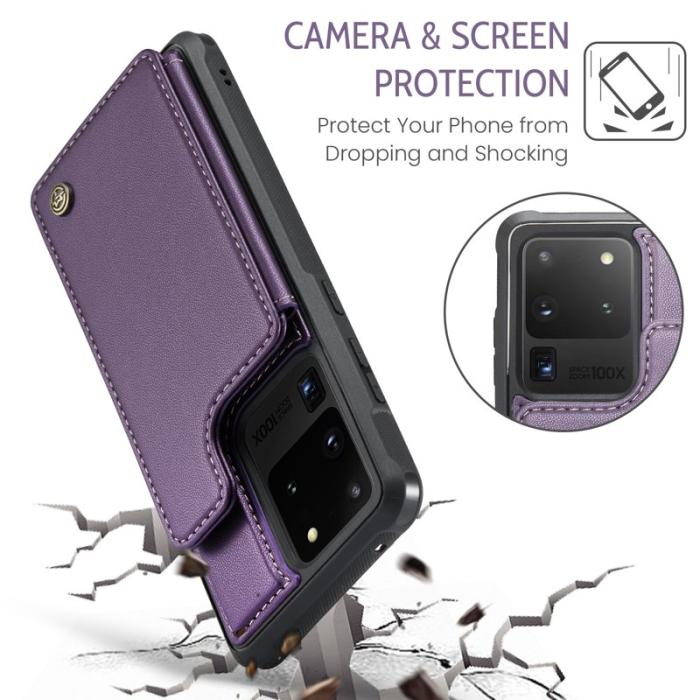 Caseme - CASEME C22 Fodral till Samsung Galaxy S20 Ultra Lila