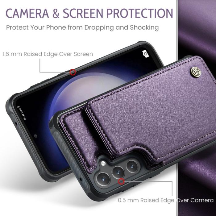 Caseme - CASEME C22 Fodral till Samsung Galaxy S23 FE - Lila
