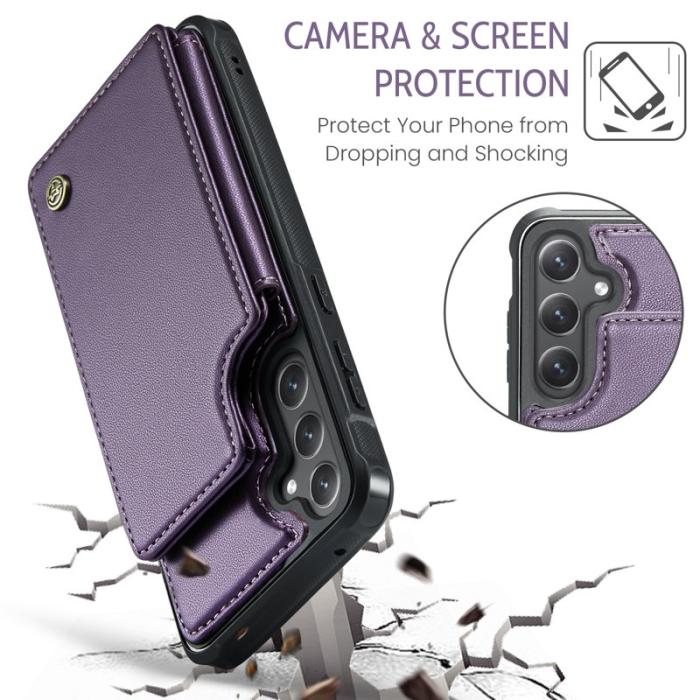 Caseme - CASEME C22 Fodral till Samsung Galaxy S23 FE - Lila