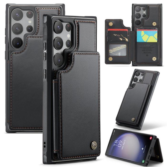 Caseme - CASEME C22 Fodral till Samsung Galaxy S23 Ultra - Svart