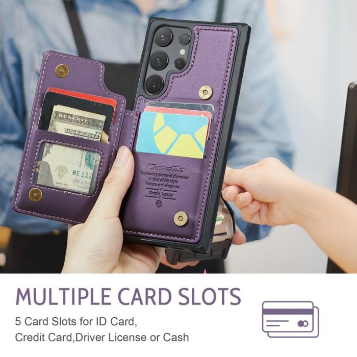 Caseme - CASEME C22 Fodral till Samsung Galaxy S24 Ultra Lila