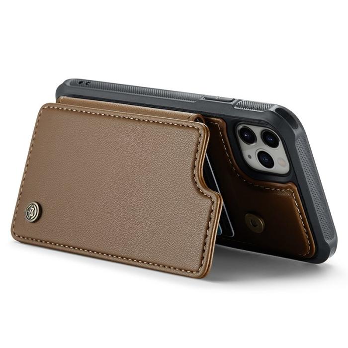 Caseme - CASEME C22 iPhone 11 Pro Fodral Läder med RFID - Brun