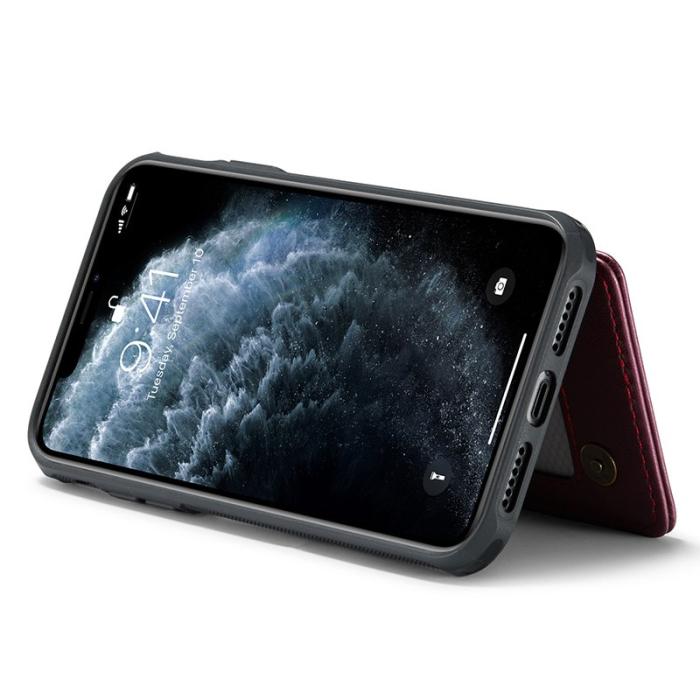 Caseme - CASEME C22 iPhone 11 Pro Fodral Läder med RFID - Röd