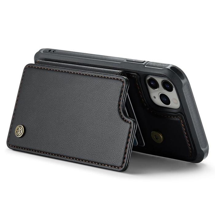 Caseme - CASEME C22 iPhone 11 Pro Fodral Läder med RFID - Svart